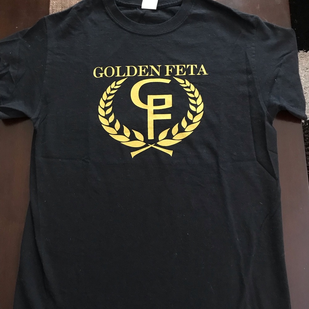 Greek Toronto DJ golden feta t shirt
